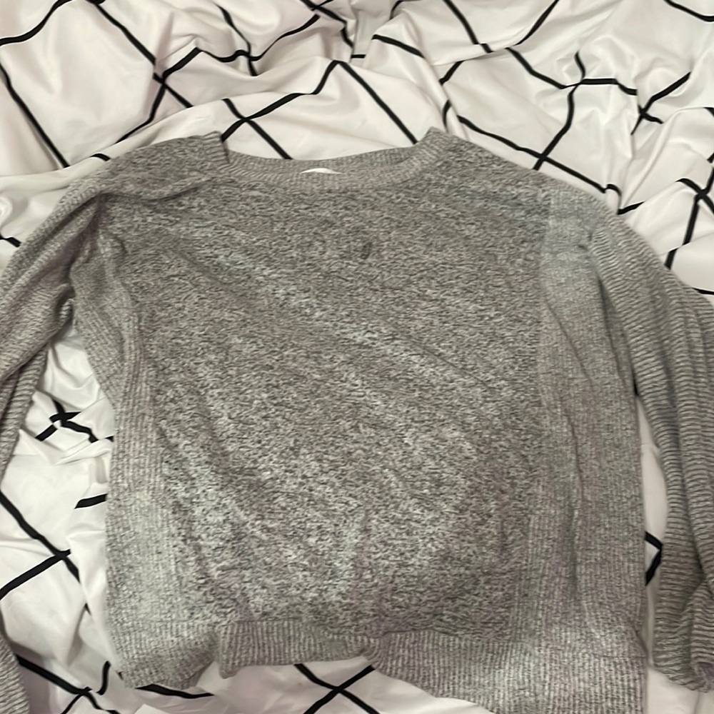 grey comfy oversized sweater